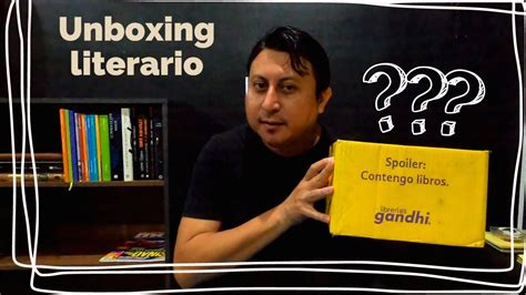 Unboxing Literario De Librer As Gandhi Youtube