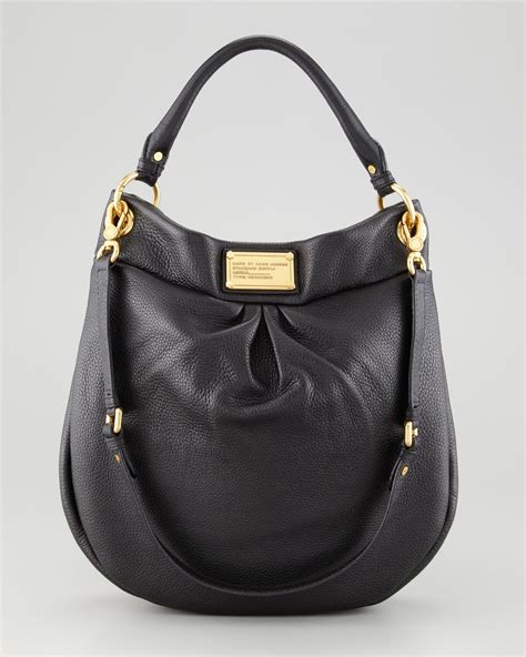 Lyst Marc By Marc Jacobs Classic Q Hillier Hobo Bag Black In Black