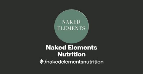 Naked Elements Nutrition Linktree