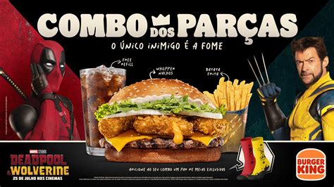 Burger King Lan A O Combo Dos Par As Inspirado Em Deadpool