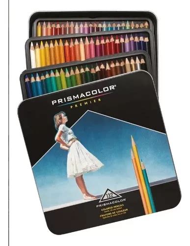 132 Prismacolor Premier Colores Creyones Caja Metal Mercadolibre