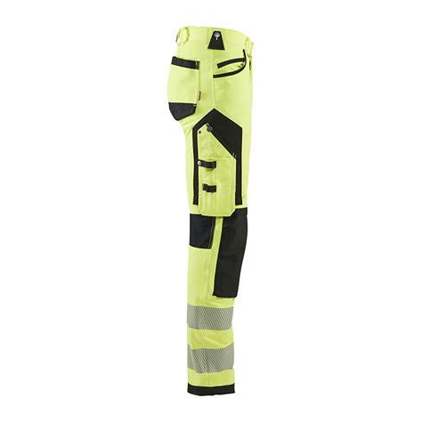 Bl Kl Der Werkbroek Met Weg Stretch High Vis Aworkx