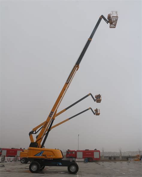 Maxizm Xgs Kg Load M Aerial Work Trailer Telescopic Boom Lift