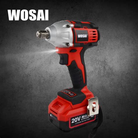 Wosai V Lithium Battery Brushless Impact Electric Wrench Max Torque