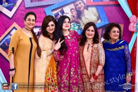 Bushra Ansari And Sisters In Sanam Balochs The Morning Show Stylepk