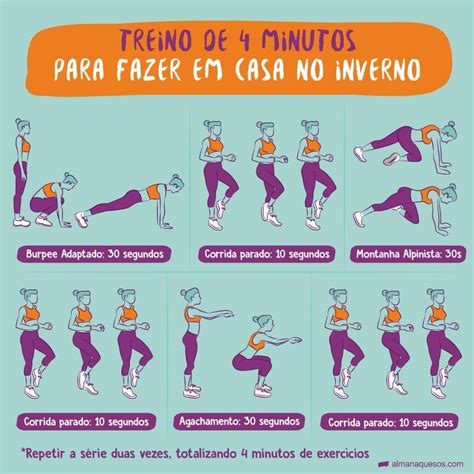 Treino De 4 Minutos Para Fazer Em Casa Aproveite A Quarentena Para