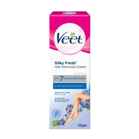 Veet Hair Removal Cream Leg And Body Sensitive Skin Cream 100g Lazada