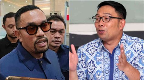 Alasan Ahmad Sahroni Anggap Enteng Ridwan Kamil Untuk Pilkada DKI