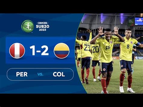 Per Perdi Ante Colombia Y Se Complica En El Sudamericano Sub