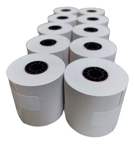 10 Rollos Papel Bond 57x60 Mm Para Calculadora