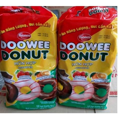 Bánh Doowee Donut Hỗn Hợp 348g 12 Cái X29g Shopee Việt Nam