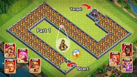 Inferno Tower Clan Capital Formation Vs Super Troops Part