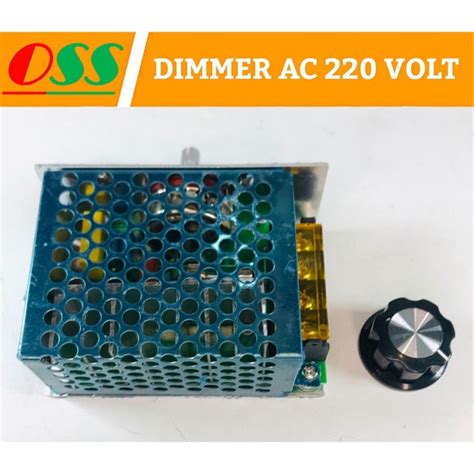 Dimmer Ac Volt Watt Casing Aluminium Lazada Indonesia