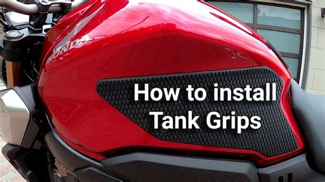 How To Install Tank Grips On A 2020 Honda CB650R YouTube