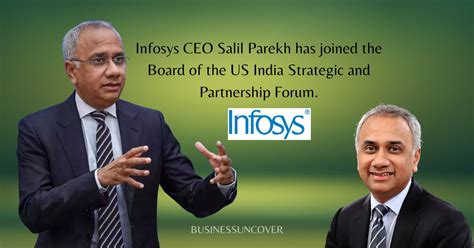 Infosys Ceo Salil Parekh Has Joined The Board Of The Us India