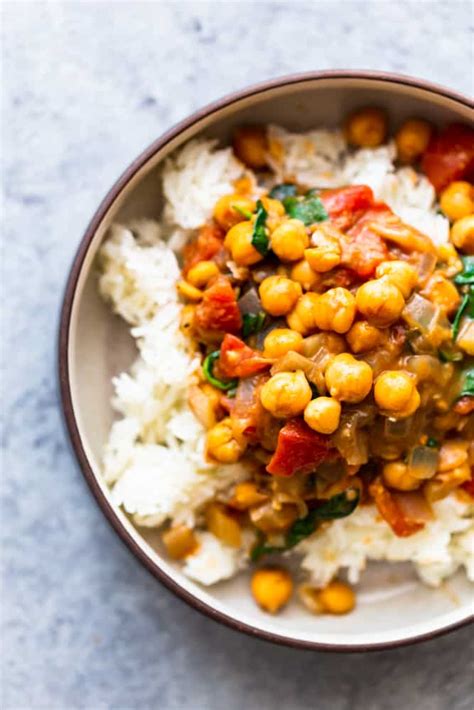 Easy Chickpea Coconut Curry Fox And Briar