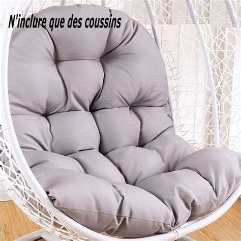 Coussin Pour Fauteuil Suspendu Oeuf Avec Oreiller Lavable Coussin De