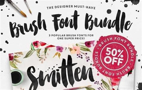 Brush Script Font Bundle Free Download