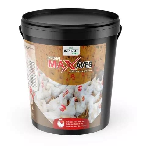 Núcleo Max Aves 2 Kg crescimento Engorda 3 Formula Ração