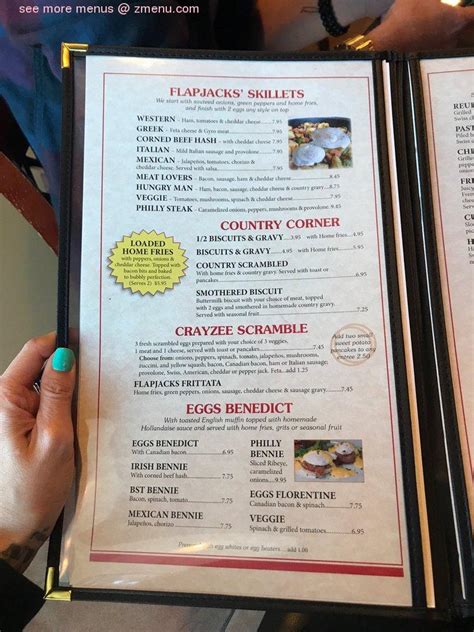 Menu At Flapjacks Restaurant Safety Harbor