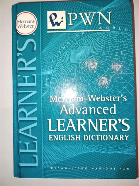 Merriam-Webster's Advanced Learner's English Dicti | Gdynia | Kup teraz ... 