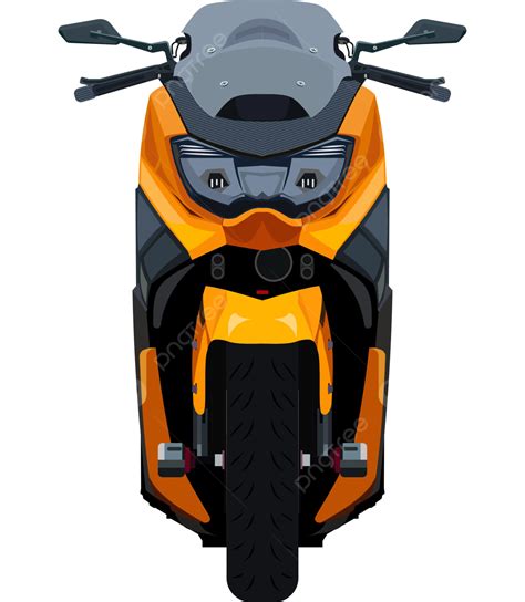 Yellow Sports Bike Front View Vector Sports Bike Super Bike Expensive Bike Png And Vector