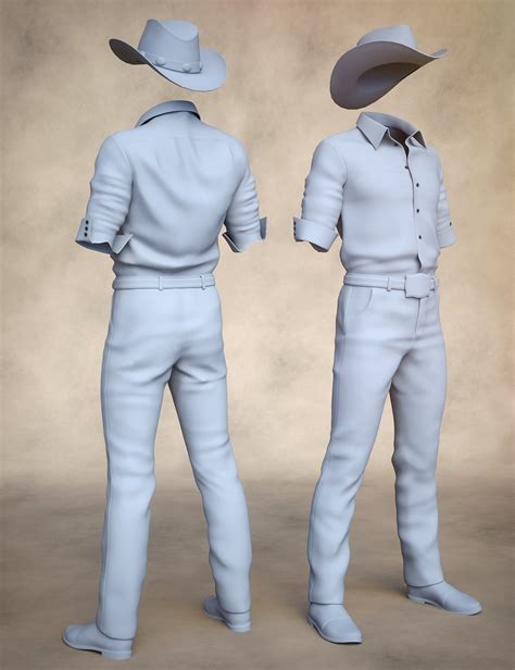 Dforce Caballero Outfit For Genesis 8 Male S Daz 3d