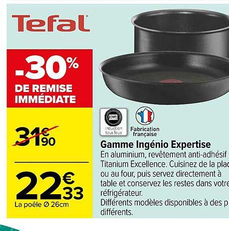 Promo Gamme Ingénio Expertise Tefal 30 De Remise Immédiate chez