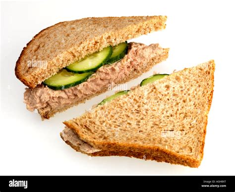 Tuna and Mayo Sandwich Stock Photo - Alamy