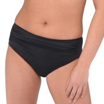 Saltabad Bikini Basic Maxi Brief Sort Polyamid 36 Dame Sommertoj Dk