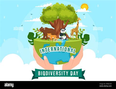 D A Mundial De La Biodiversidad El De Mayo Ilustraci N Con La