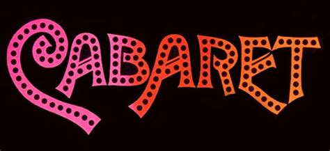 Cabaret Logo Orange And Pink Inside Out Theatre Company Inc