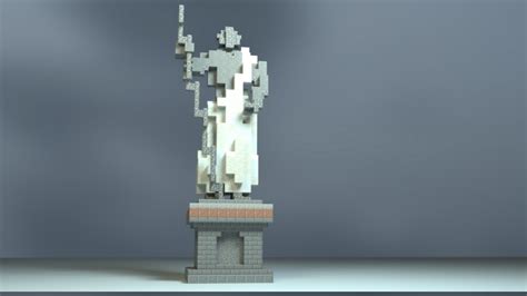 Minecraft Greek Statue