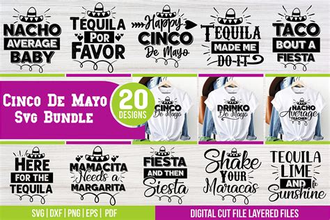 Cinco De Mayo Svg Bundle Graphic By Svgstudiodesignfiles · Creative Fabrica