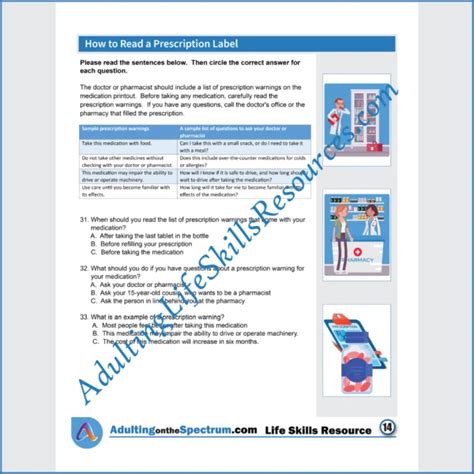 How to Read a Prescription Label - Adulting Life Skills Resources