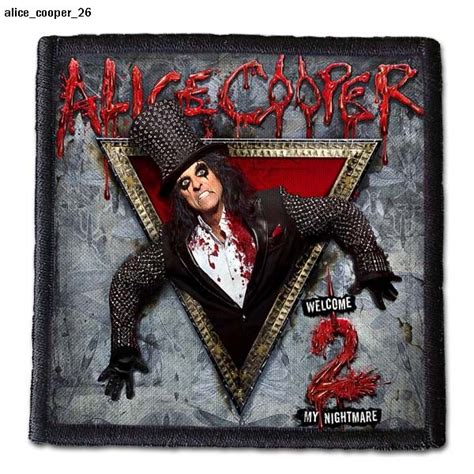 Alice Cooper 26 Small Printed Patch King Of Patches