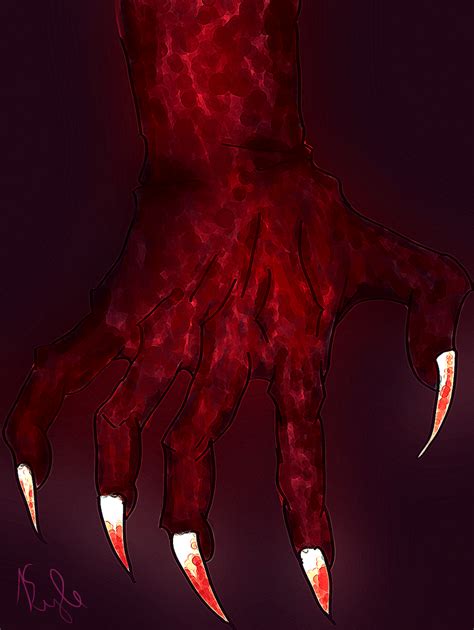 Demon Hand by PristineSquid on DeviantArt