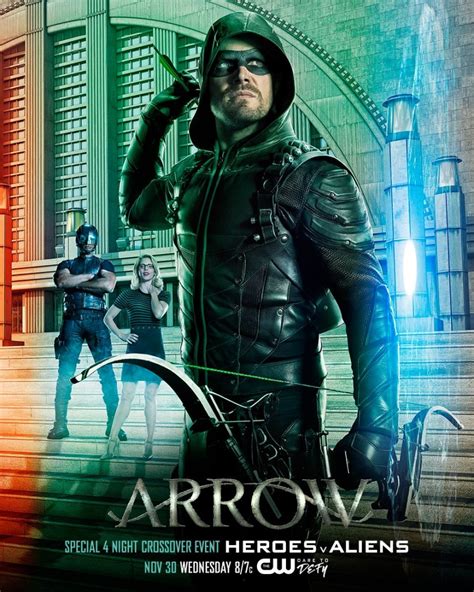 Arrow Heroes V Aliens Poster Revealed Greenarrowtv