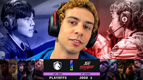 Team Liquid X Thieves Jogo Lcs Playoffs Dia Ilha