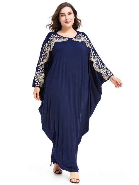 Abaya Robe Longue Musulmane Islamique L Gante Ample Manches