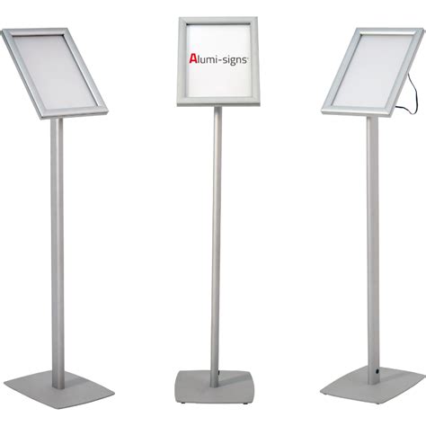 Led Illuminated Menu Display Stand For Restaurants And Cafes