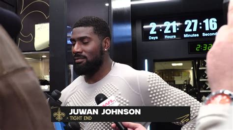 Week Saints Te Juwan Johnson On Week Expectations Bye Week