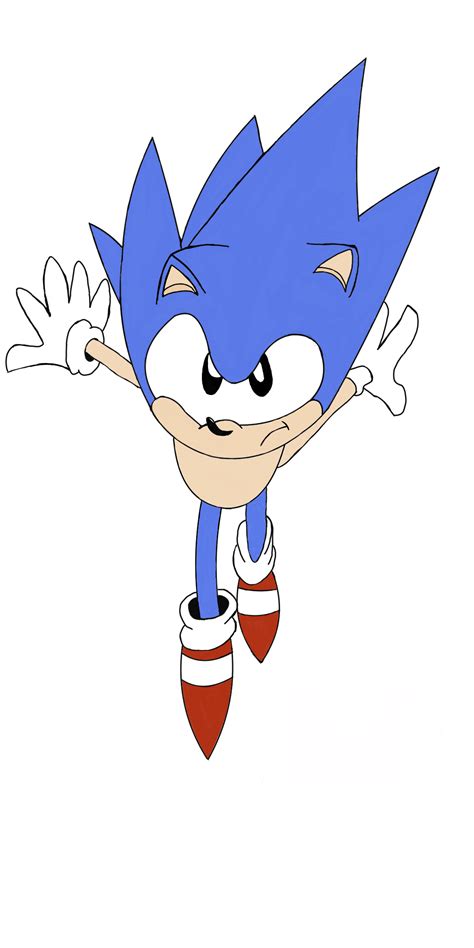 Fully Colored Sonic Drawing! : r/SonicTheHedgehog