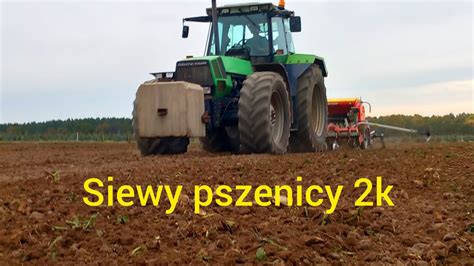 Siew pszenicy po burakach DEUTZ FAHR w akcji powrót na kanał