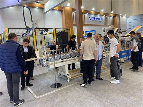 2022 TUYAP WOODTECH FAIR ISTANBUL TURKEY VERMAK Wrapping