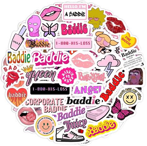 Baddie Stickers And Laptop Decals — Baddie Party