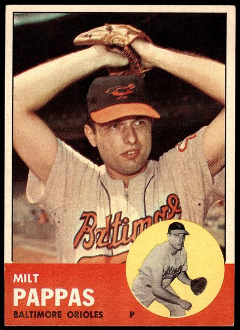 Amazon Topps Milt Pappas Baltimore Orioles Baseball