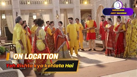 Yeh Rishta Kya Kehlata Hai On Location Abhira Ke Ghar Me Machi Diwali