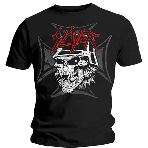 Rock Heavy Metal Styleslayer Graphic Skull Shirt S M L Xl Xxl Officl T Shirt Thrash Metal Band