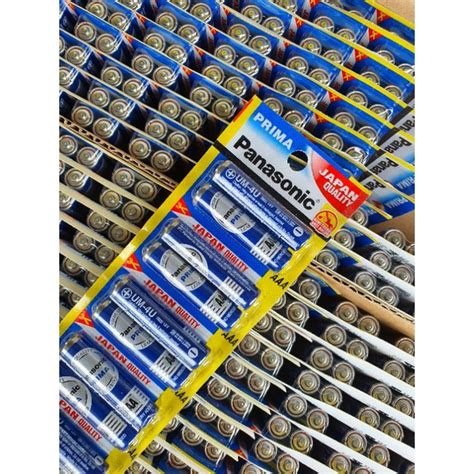 Jual BATTERY AAA BATERAI A3 PANASONIC BIRU HARGA PER PASANG Shopee